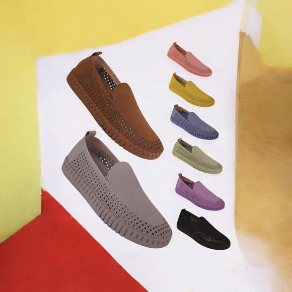 BROOKLYN  MEN'S  FASHION  MESH  PLAIN  TOE  CASUAL  SHOE  BY GLOBE FOOTWEAR #732 - Picture 10 of 10